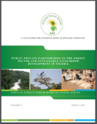 Public-private-partnerships in the forest sector and sustainable livelihood development in Nigeria