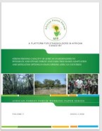 Strengthening capacity of forestry  stakeholders to integrate and uptake forest and tree-based climate change adaptation  and mitigation options in francophone African countries