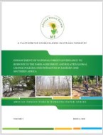 Enhancement of national forest governance to  respond to the Paris Agreement and related global climate change policies and initiatives in  Eastern and Southern Africa