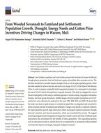 From Wooded Savannah to Farmland and Settlement: Population Growth, Drought, Energy Needs and Cotton Price Incentives Driving Changes in Wacoro, Mali