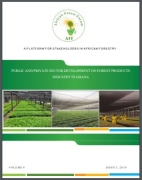 Public and private sector development on forest products industry in Ghana