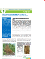 Forest diseases: regional inaction is a threat to  sustainable forest management in Southern Africa