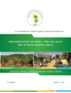 Implementation of REDD+ , CDM and AFOLU NDC in Francophone Africa