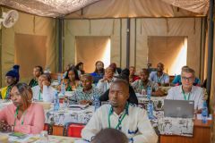 Participants during a plenary session at the AfricanYouth4forests workshop.