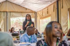 Participants during a plenary session at the AfricanYouth4forests workshop.